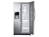 25 cu. ft. Food ShowCase Side-by-Side Refrigerator with Metal Cooling in Black Stainless Steel - (RH25H5611SG) - SAMSUNG