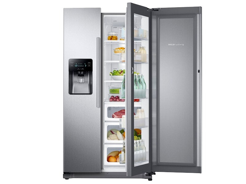 25 cu. ft. Food Showcase Side-by-Side Refrigerator with Metal Cooling in Stainless Steel - (RH25H5611SR) - SAMSUNG