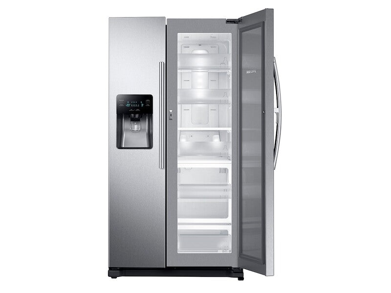 25 cu. ft. Food Showcase Side-by-Side Refrigerator with Metal Cooling in Stainless Steel - (RH25H5611SR) - SAMSUNG