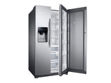 25 cu. ft. Food Showcase Side-by-Side Refrigerator with Metal Cooling in Stainless Steel - (RH25H5611SR) - SAMSUNG