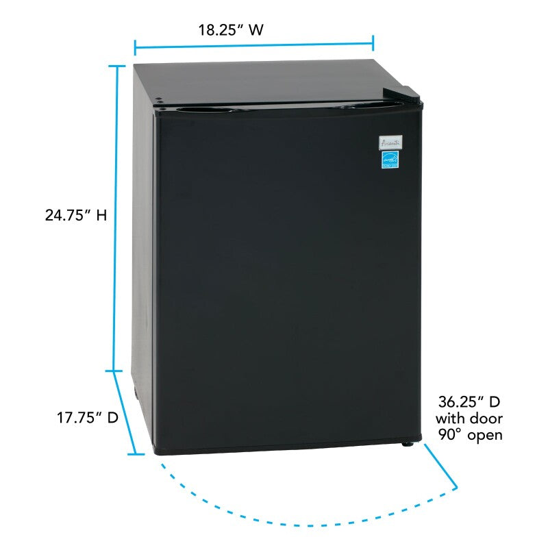 Avanti 2.4 cu. ft. Compact Refrigerator - (RM24T1B) - AVANTI