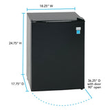Avanti 2.4 cu. ft. Compact Refrigerator - (RM24T1B) - AVANTI