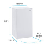 3.3 cu. ft. Compact Refrigerator - (RM3306W) - AVANTI