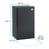 3.3 cu. ft. Compact Refrigerator - (RM3316B) - AVANTI