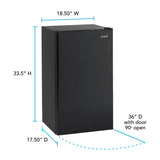 3.3 cu. ft. Compact Refrigerator - (RM3316B) - AVANTI
