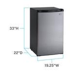 4.4 cu. ft. Compact Refrigerator - (RM4406W) - AVANTI
