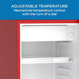 3.1 cu. ft. Retro Compact Refrigerator - (RMRS31X6BLIS) - AVANTI