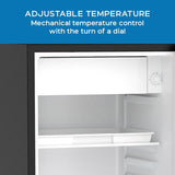 3.1 cu. ft. Retro Compact Refrigerator - (RMRS31X7GIS) - AVANTI