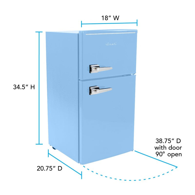 3.0 cu. ft. Retro Compact Refrigerator - (RMRT30X1BIS) - AVANTI