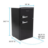 3.0 cu. ft. Retro Compact Refrigerator - (RMRT30X6BLIS) - AVANTI