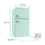 3.0 cu. ft. Retro Compact Refrigerator - (RMRT30X7GIS) - AVANTI