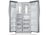 25 cu. ft. Side-by-Side Refrigerator with In-Door Ice Maker in Black Stainless Steel - (RS25H5111SG) - SAMSUNG
