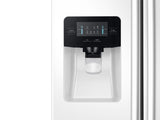 25 cu. ft. Side-by-Side Refrigerator with LED Lighting in Black Stainless Steel - (RS25J500DSG) - SAMSUNG