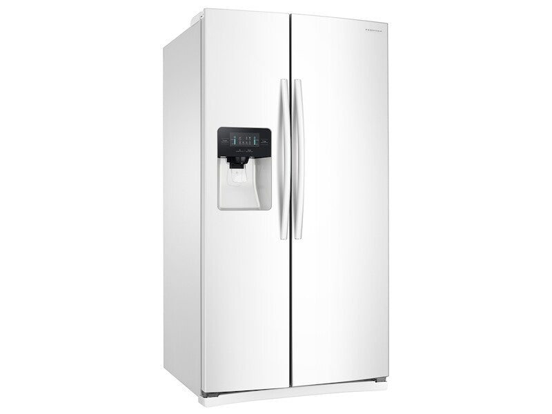 25 cu. ft. Side-by-Side Refrigerator with LED Lighting in Black Stainless Steel - (RS25J500DSG) - SAMSUNG