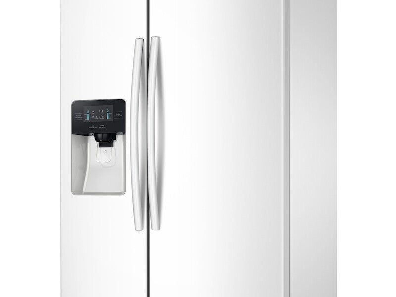 25 cu. ft. Side-by-Side Refrigerator with LED Lighting in White - (RS25J500DWW) - SAMSUNG