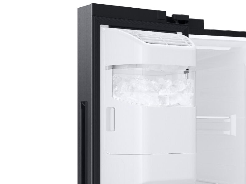27.4 cu. ft. Large Capacity Side-by-Side Refrigerator in Black Stainless Steel - (RS27T5200SGAA)