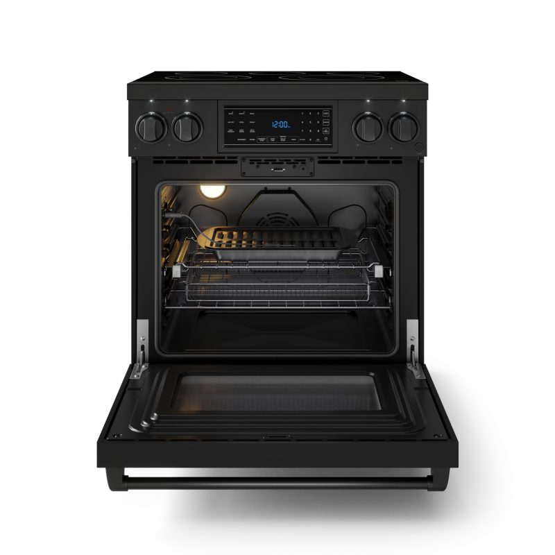 30 Inch Professional Electric Range With Tilt Panel Touch Control In Black Gordon Ramsay Series - (RSE30B) -