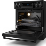 30 Inch Professional Electric Range With Tilt Panel Touch Control In Black Gordon Ramsay Series - (RSE30B) -