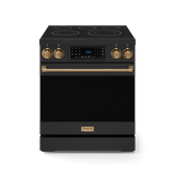 30 Inch Professional Electric Range with Tilt Panel Touch Control in Black/Bronze | Gordon Ramsay Series - (RSE30BBRZ) -
