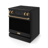 30 Inch Professional Electric Range with Tilt Panel Touch Control in Black/Bronze | Gordon Ramsay Series - (RSE30BBRZ) -