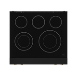 30 Inch Professional Electric Range with Tilt Panel Touch Control in Black/Bronze | Gordon Ramsay Series - (RSE30BBRZ) -