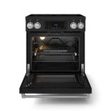 30 Inch Professional Electric Range with Tilt Panel Touch Control in Black/Stainless Steel | Gordon Ramsay Series - (RSE30BSS) -