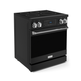 30 Inch Professional Electric Range with Tilt Panel Touch Control in Black/Stainless Steel | Gordon Ramsay Series - (RSE30BSS) -
