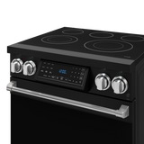 30 Inch Professional Electric Range with Tilt Panel Touch Control in Black/Stainless Steel | Gordon Ramsay Series - (RSE30BSS) -