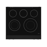 30 Inch Professional Electric Range with Tilt Panel Touch Control in Black/Stainless Steel | Gordon Ramsay Series - (RSE30BSS) -