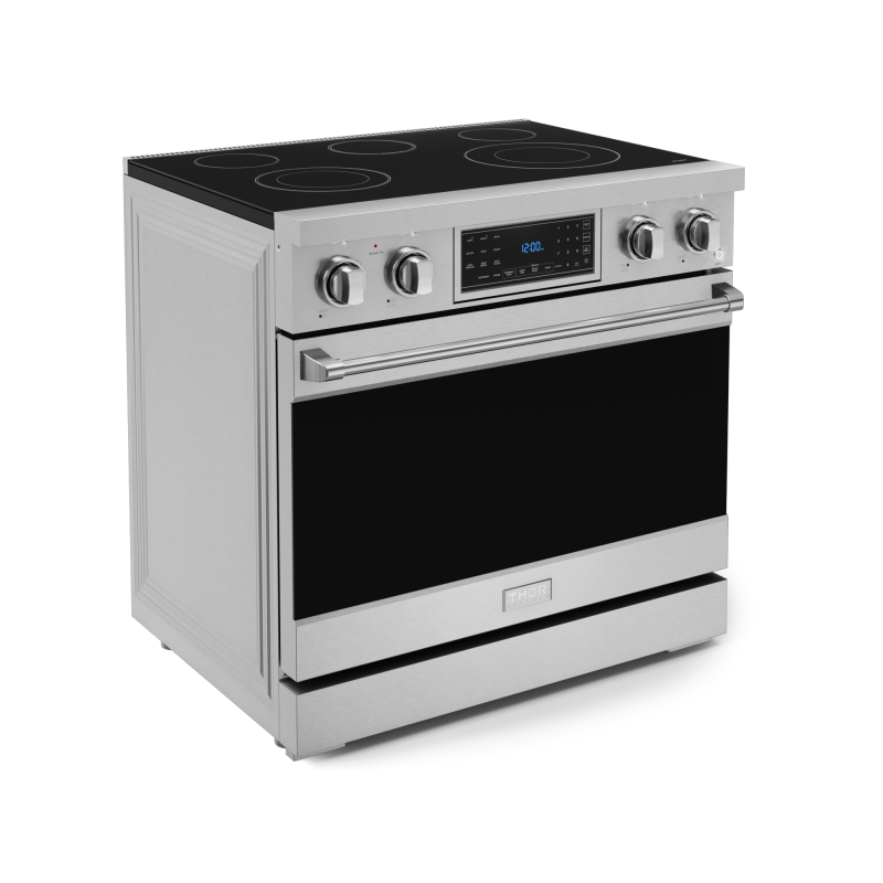 36 Inch Professional Electric Range With Tilt Panel Touch Control In Stainless Steel Gordon Ramsay Series - (RSE36) -