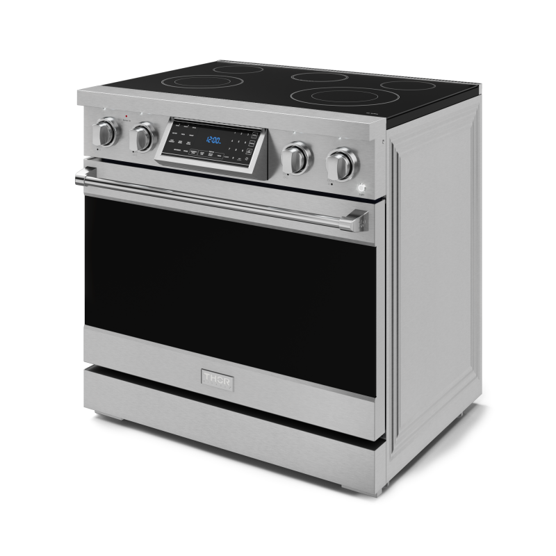 36 Inch Professional Electric Range With Tilt Panel Touch Control In Stainless Steel Gordon Ramsay Series - (RSE36) -