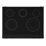 36 Inch Professional Electric Range with Tilt Panel Touch Control in Black/Stainless Steel | Gordon Ramsay Series - (RSE36BSS) -