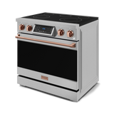 36 Inch Professional Electric Range with Tilt Panel Touch Control in Stainless Steel/Rose Gold | Gordon Ramsay Series - (RSE36RSG) -