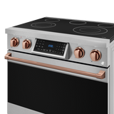 36 Inch Professional Electric Range with Tilt Panel Touch Control in Stainless Steel/Rose Gold | Gordon Ramsay Series - (RSE36RSG) -