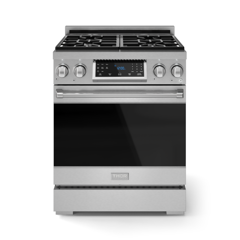 30 Inch Professional Gas Range With Tilt Panel Touch Control In Stainless Steel Gordon Ramsay Series - (RSG30) -