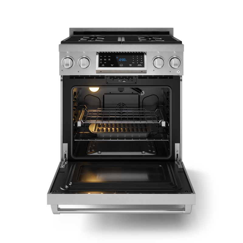 30 Inch Professional Gas Range With Tilt Panel Touch Control In Stainless Steel Gordon Ramsay Series - (RSG30) -