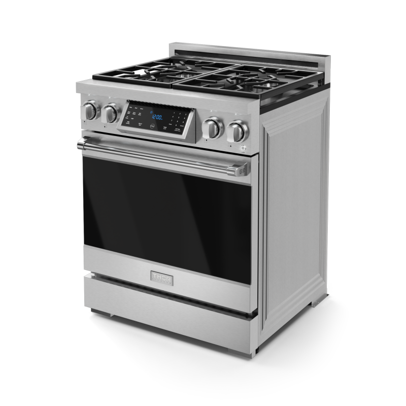 30 Inch Professional Gas Range With Tilt Panel Touch Control In Stainless Steel Gordon Ramsay Series - (RSG30) -
