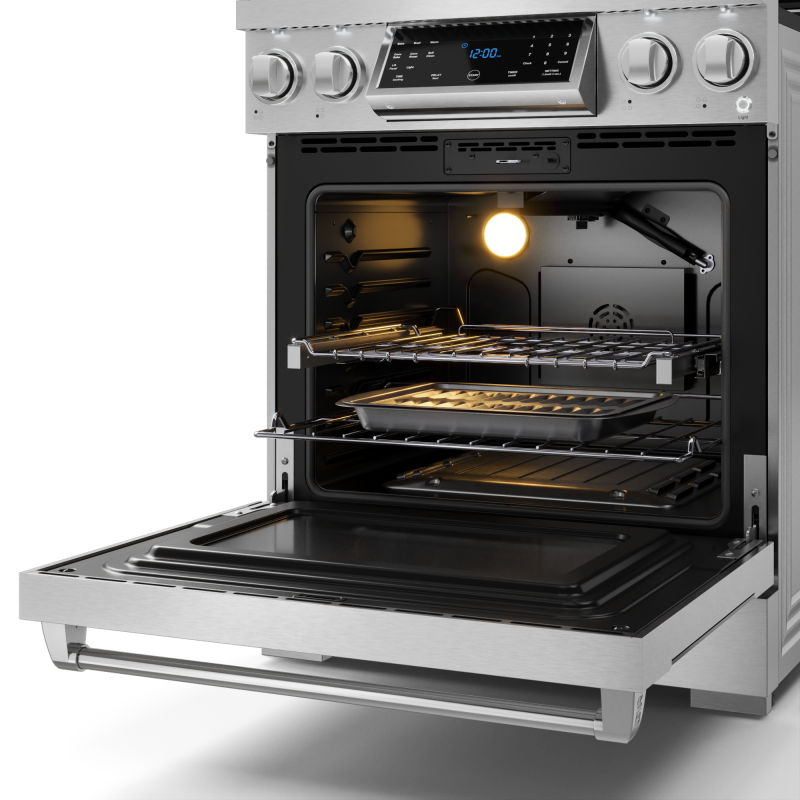 30 Inch Professional Gas Range With Tilt Panel Touch Control In Stainless Steel Gordon Ramsay Series - (RSG30) -