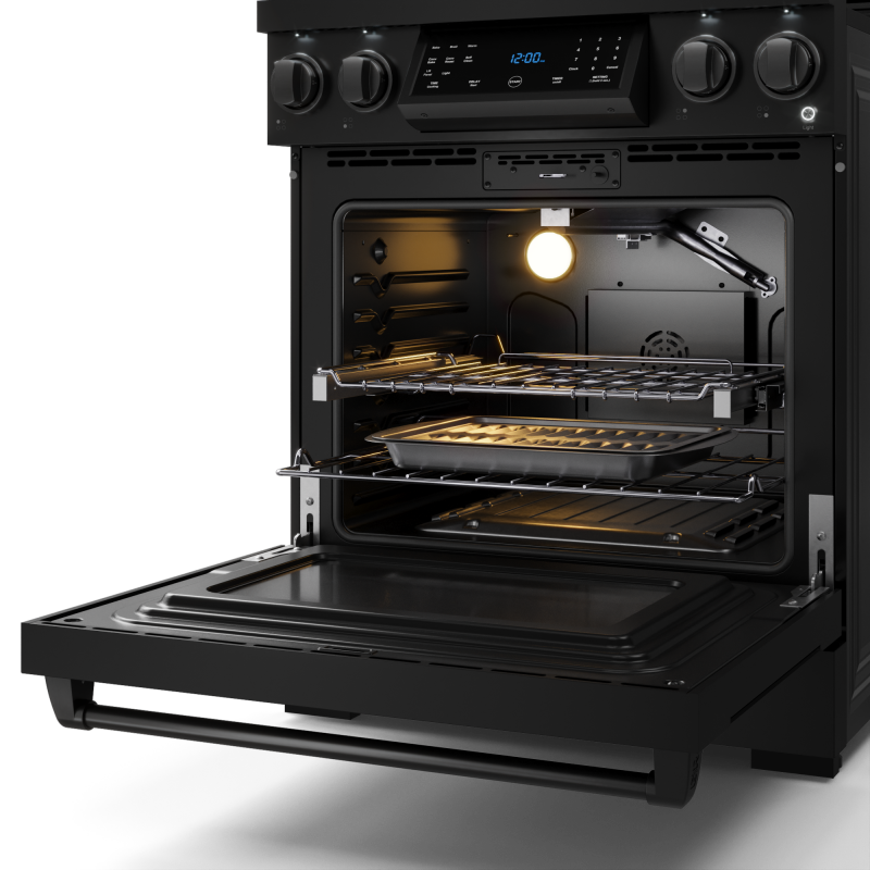 30 Inch Professional Lp Range With Tilt Panel Touch Control In Matte Black Gordon Ramsay Series - (RSG30BLP) -
