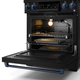30 Inch Professional LP Range with Tilt Panel Touch Control in Black/Blue | Gordon Ramsay Series - (RSG30BLPBLU) -