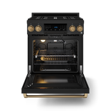 30 Inch Professional LP Range with Tilt Panel Touch Control in Black/Bronze | Gordon Ramsay Series - (RSG30BLPBRZ) -
