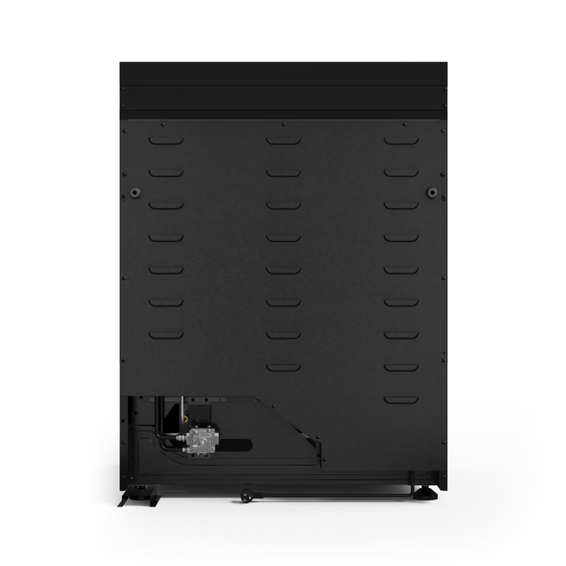 30 Inch Professional Gas Range with Tilt Panel Touch Control in Black/Stainless Steel | Gordon Ramsay Series - (RSG30BSS) -