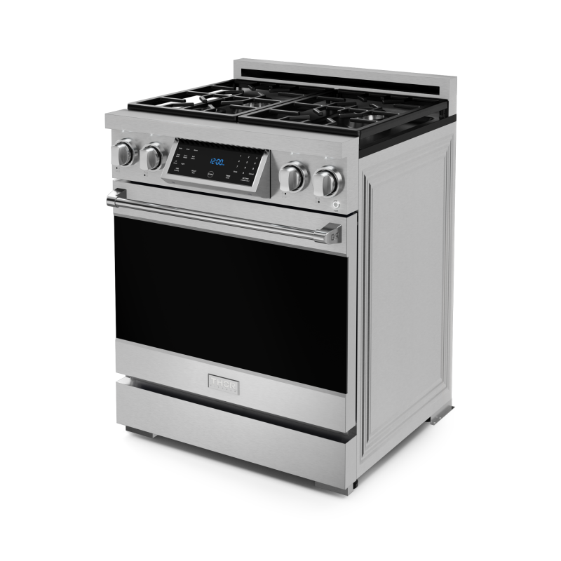 30 Inch Professional Electric Range With Tilt Panel Touch Control In Black Gordon Ramsay Series Rse30b - (RSG30LP) -