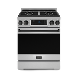 30 Inch Professional LP Range with Tilt Panel Touch Control in Stainless Steel/Black | Gordon Ramsay Series - (RSG30LPBLK) -