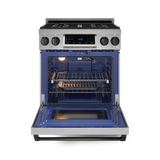 30 Inch Professional LP Range with Tilt Panel Touch Control in Stainless Steel/Black | Gordon Ramsay Series - (RSG30LPBLK) -