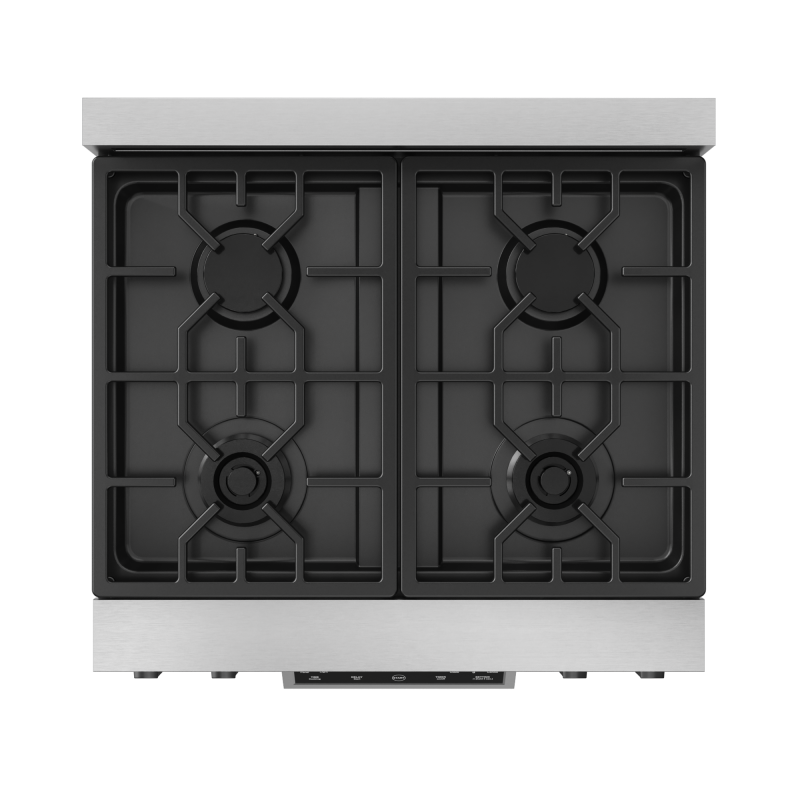 30 Inch Professional LP Range with Tilt Panel Touch Control in Stainless Steel/Black | Gordon Ramsay Series - (RSG30LPBLK) -