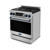 30 Inch Professional LP Range with Tilt Panel Touch Control in Stainless Steel/Blue | Gordon Ramsay Series - (RSG30LPBLU) -