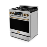 30 Inch Professional LP Range with Tilt Panel Touch Control in Stainless Steel/Bronze | Gordon Ramsay Series - (RSG30LPBRZ) -