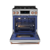 30 Inch Professional Gas Range with Tilt Panel Touch Control in Stainless Steel/Rose Gold | Gordon Ramsay Series - (RSG30RSG) -