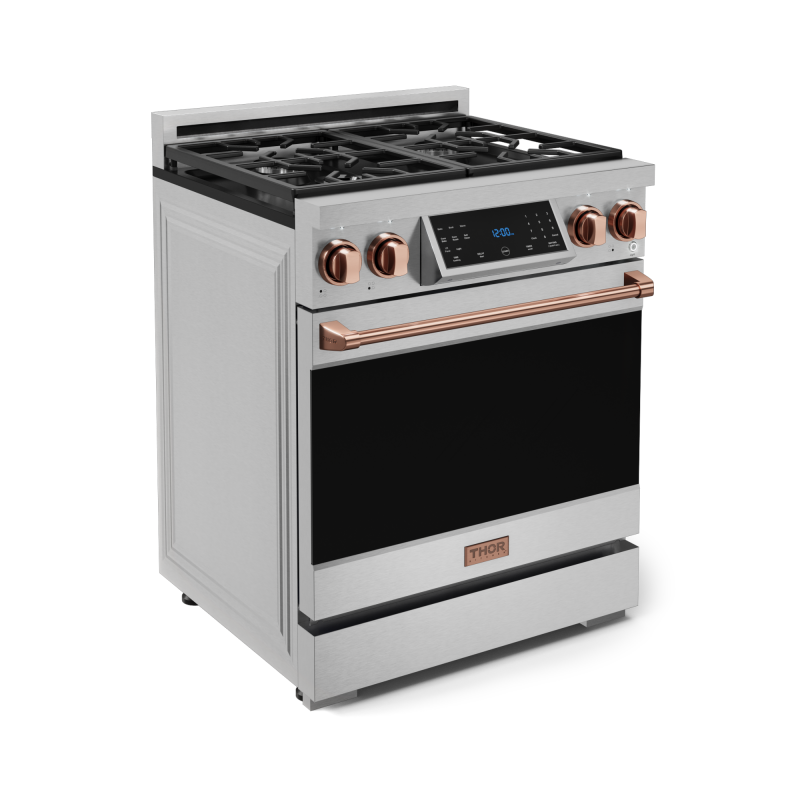 30 Inch Professional Gas Range with Tilt Panel Touch Control in Stainless Steel/Rose Gold | Gordon Ramsay Series - (RSG30RSG) -